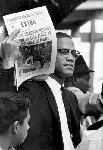 Gordon Parks - Malcolm X holding up Black Muslim newspaper., Harlem, New  York, 1963 | Gordon parks, Gordon parks photography, Malcolm x