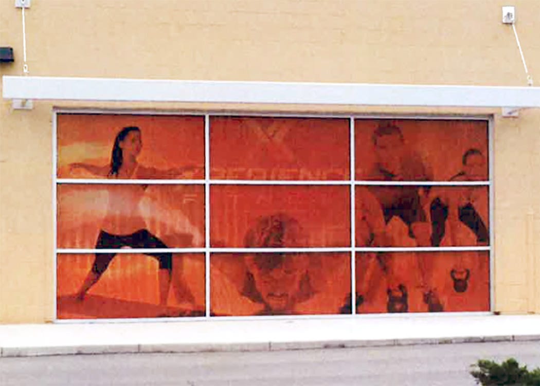 Exterior of CRG’s Coon Rapids gym (Image taken from District Court filing)