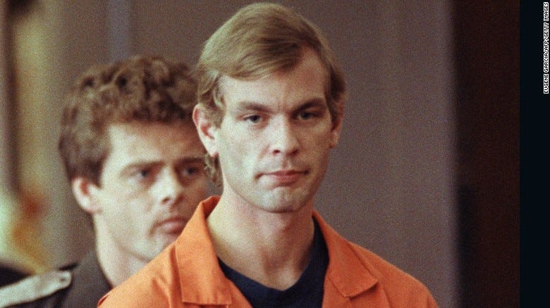 Jeffery Dahmer was sentenced to 15 consecutive life terms for the murders of 17 men and boys in the Milwaukee area between 1978 and 1991. Dahmer had sex with the corpses of his victims and kept the body parts of others, some of which he ate. Dahmer and another prison inmate were beaten to death during a work detail in November 1994.