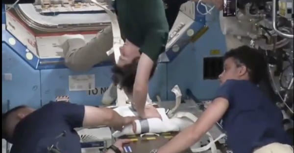 How to perform CPR in zero gravity