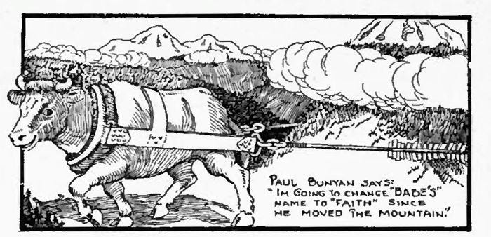 The Project Gutenberg eBook of The Marvelous Exploits of Paul Bunyan, by W.  B. Laughead