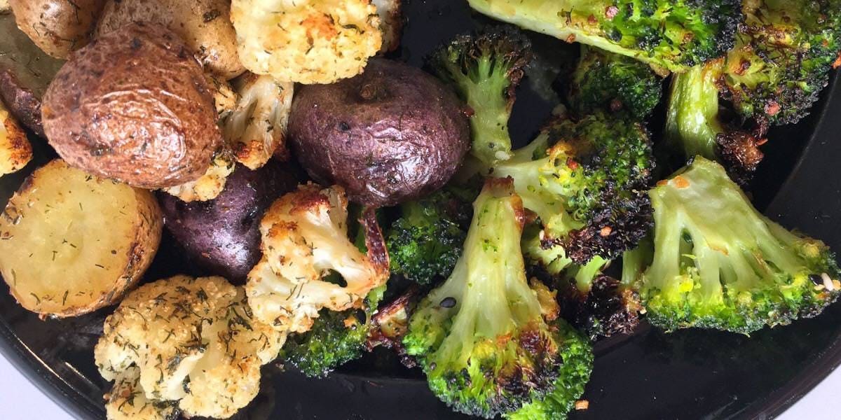 Air Fryer Frozen Vegetables (No more mushy frozen broccoli!)