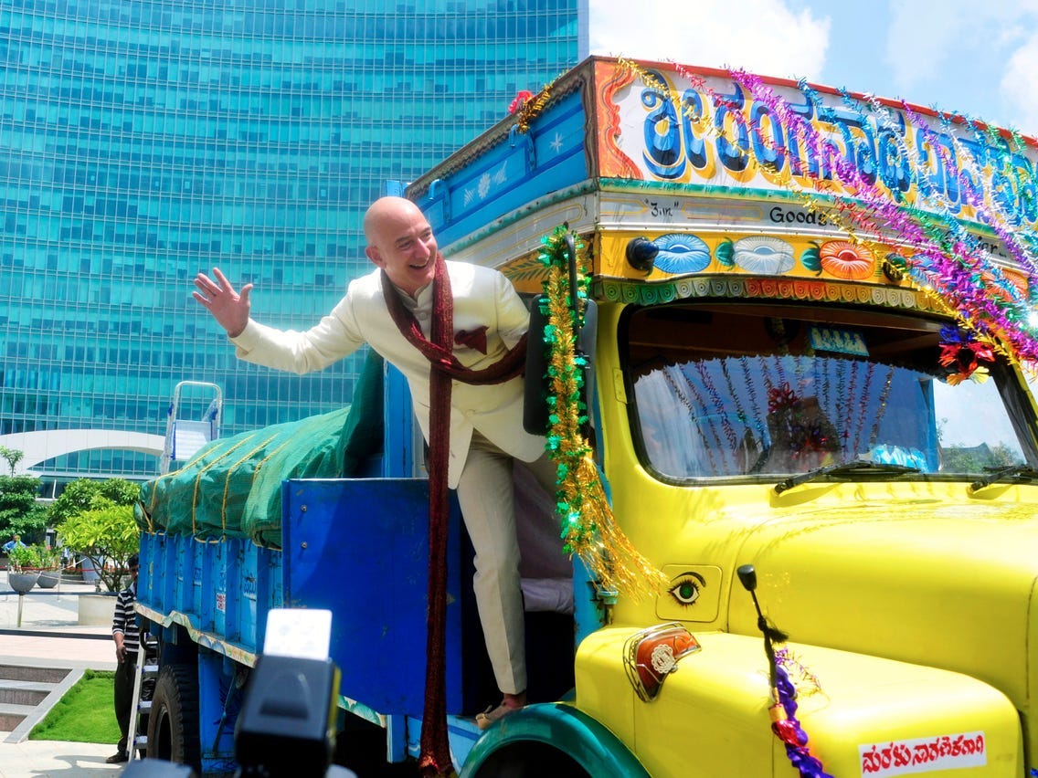 Jeff Bezos Might Be Visiting India in the New Year