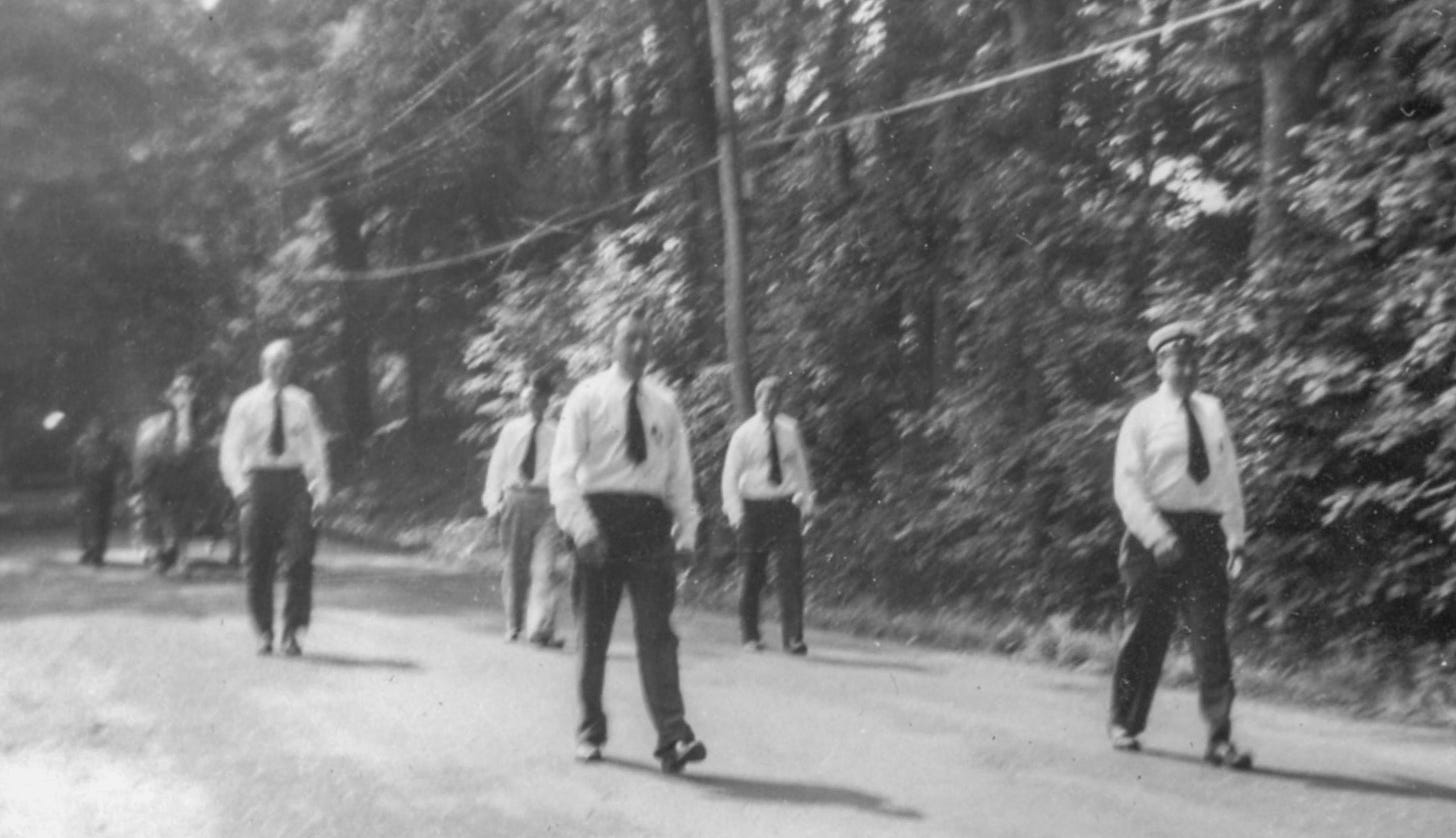 NIFD personnel in parade