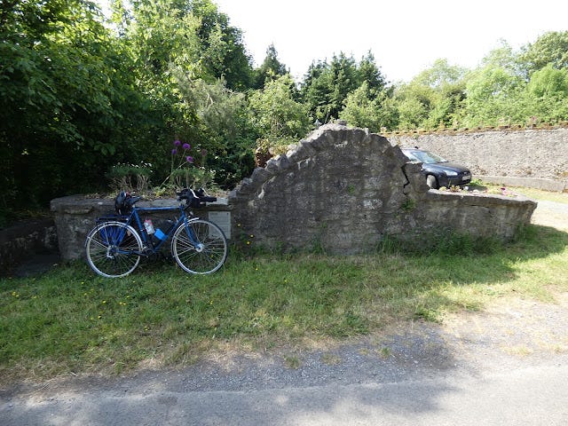 St. Colmcille's Well, Calliaghstown, Co. Meath, View from the Road 1