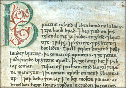 The Anglo-Saxon Chronicles: Facts and Information - Primary Facts