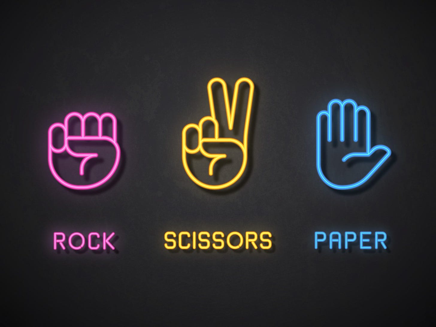 Rock Paper Scissors Game Vector Art, Icons, and Graphics for Free Download