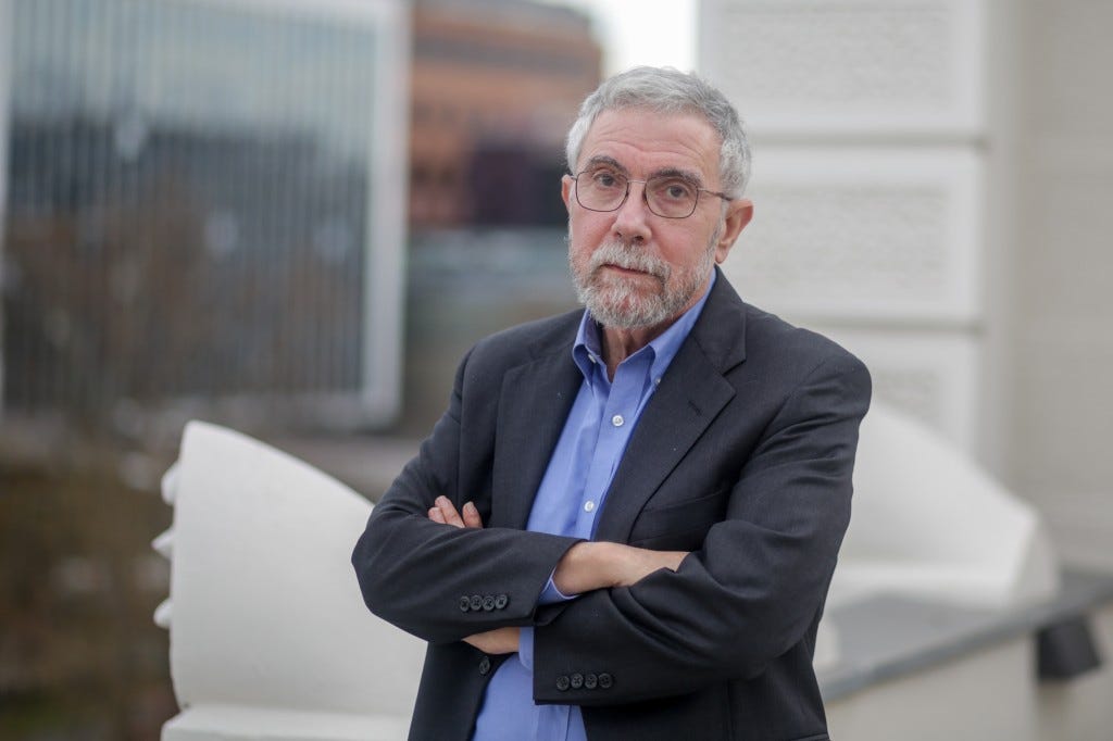 Paul Krugman thinks that modern monetary theory would lead to hyperinflation.