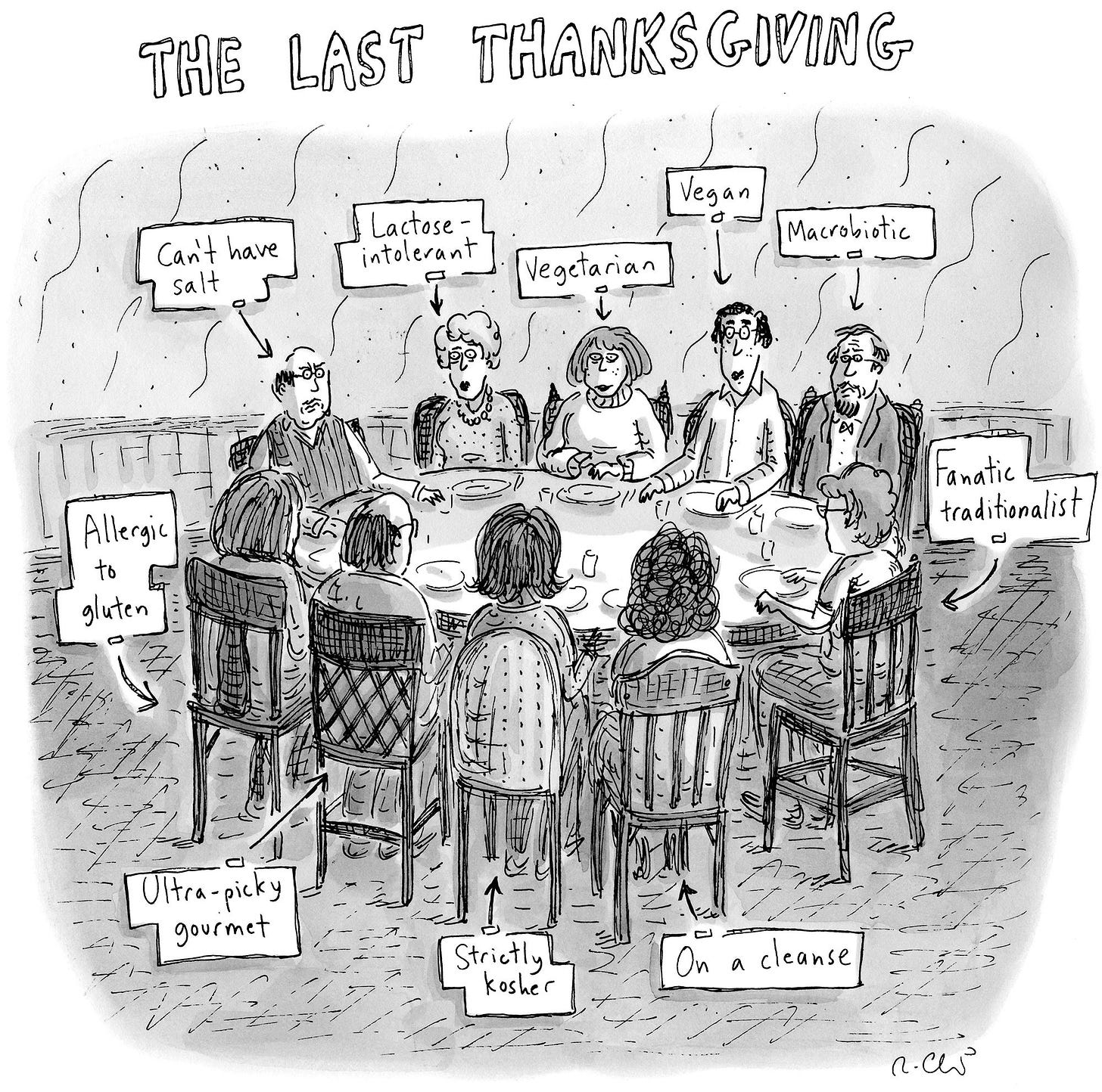 Cartoons for Thanksgiving | The New Yorker