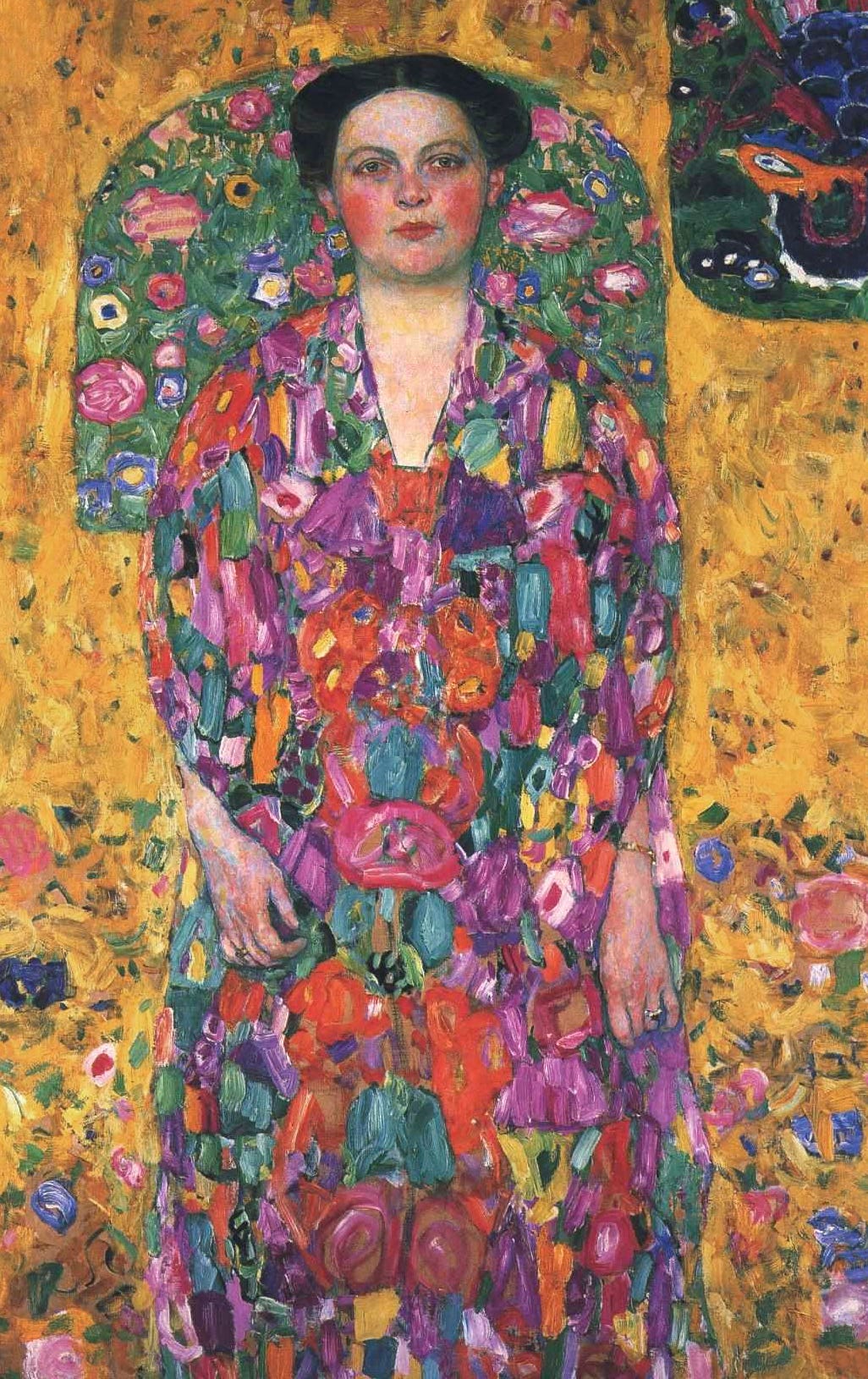 Portrait of Eugenia Primavesi (1913) by Gustav Klimt Portrait of Eugenia Primavesi (1913) by Gustav Klimt