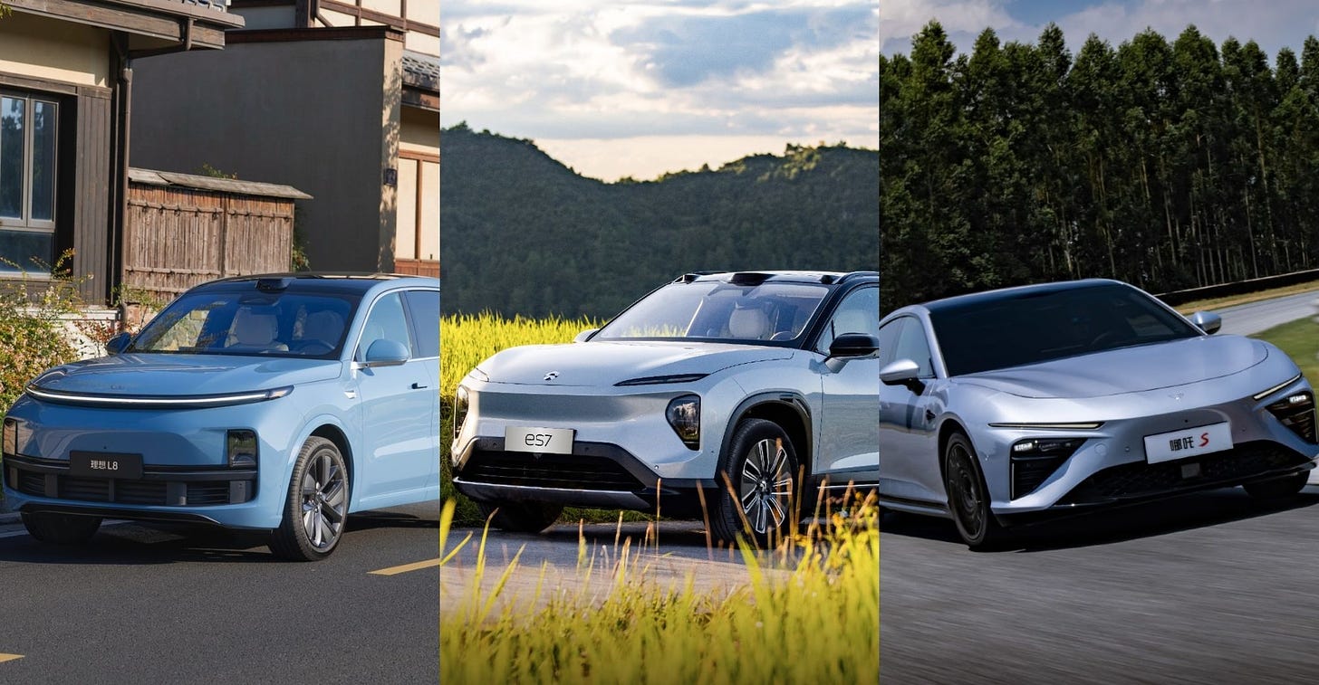 Li Auto and NIO’s Vehicle Deliveries in November Reach New High