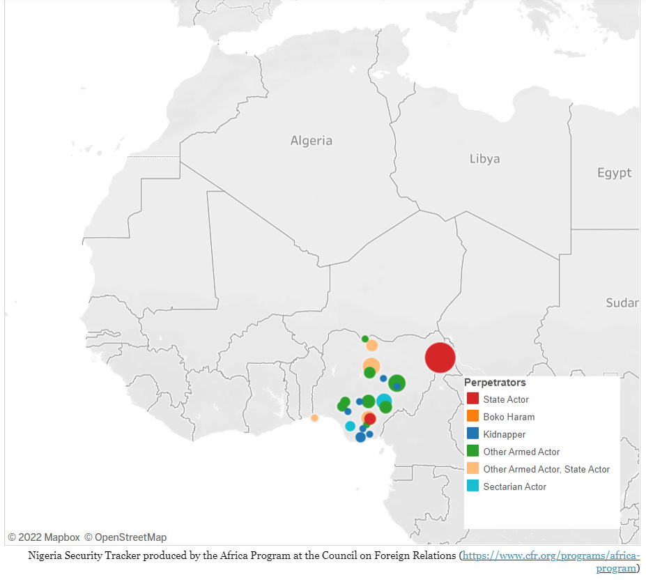 CFR's Nigeria Security Tracker  Weekly Update: September 3-9, 2022