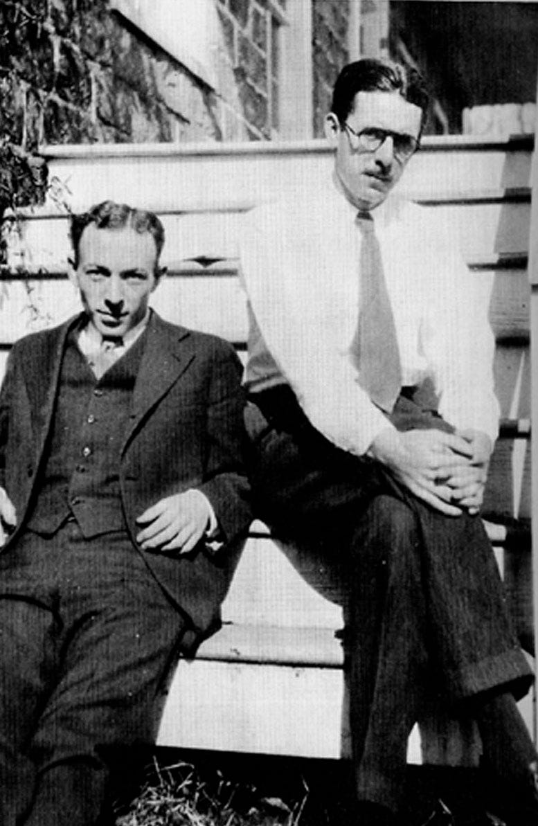 Thurber (on right) and White