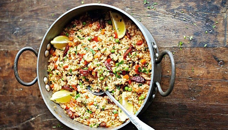 Las mejores contestaciones a la paella con chorizo de Jamie Oliver