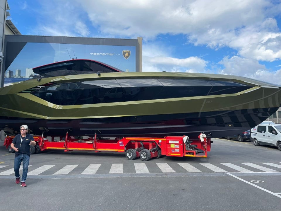 Onboard Conor McGregor&#39;s Lamborghini &#39;super-yacht&#39; worth $4million with  $500,000 worth of customisation and only 63 made in the world