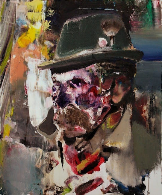 iheartmyart - Adrian Ghenie, Dr.Josef, 2011, Oil on canvas....
