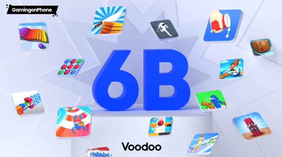 Voodoo announces 6 billion downloads across its portfolio of games and apps