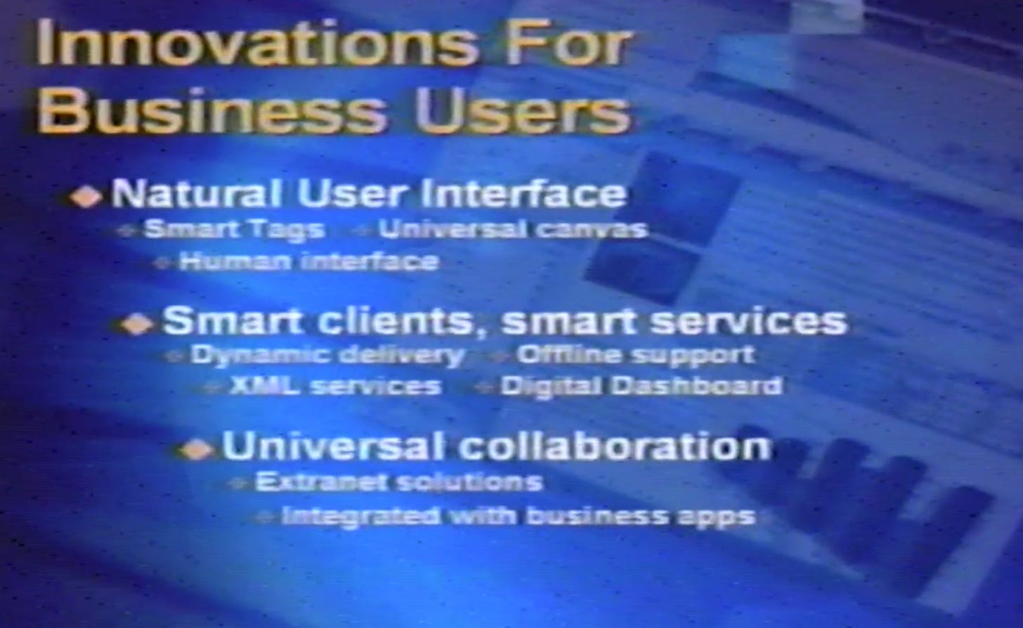 Innovations for Business Users