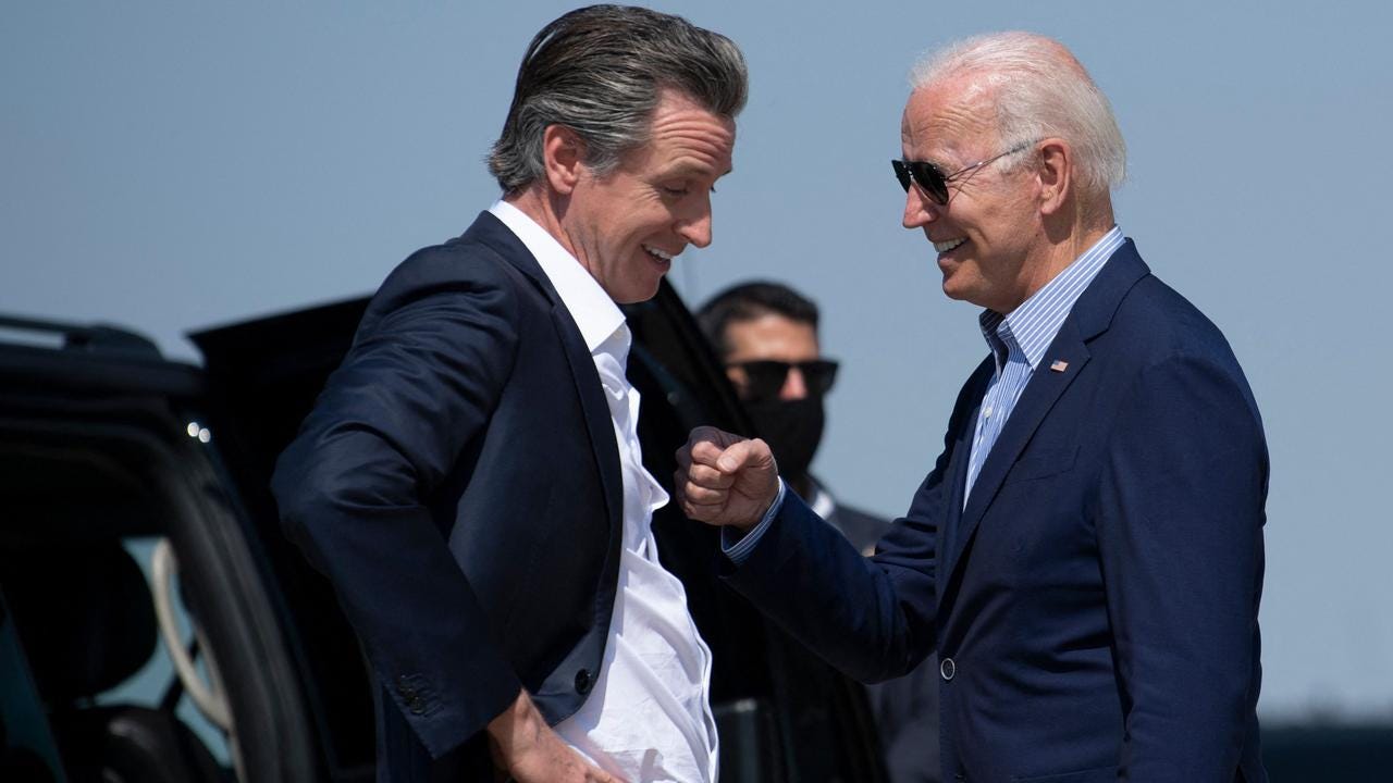 Joe Biden in California to tackle climate change and help Governor Gavin  Newsom