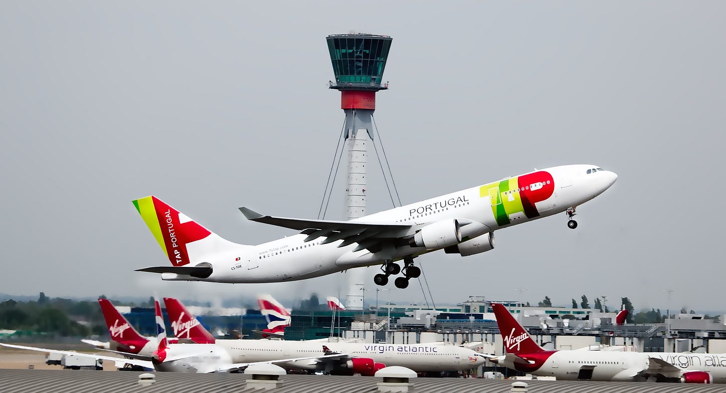 TAP PORTUGAL AIRPLANE