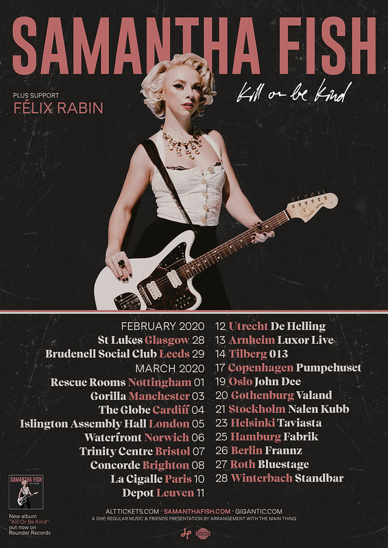 Samantha Fish 2020 UK + Euro Tour Poster