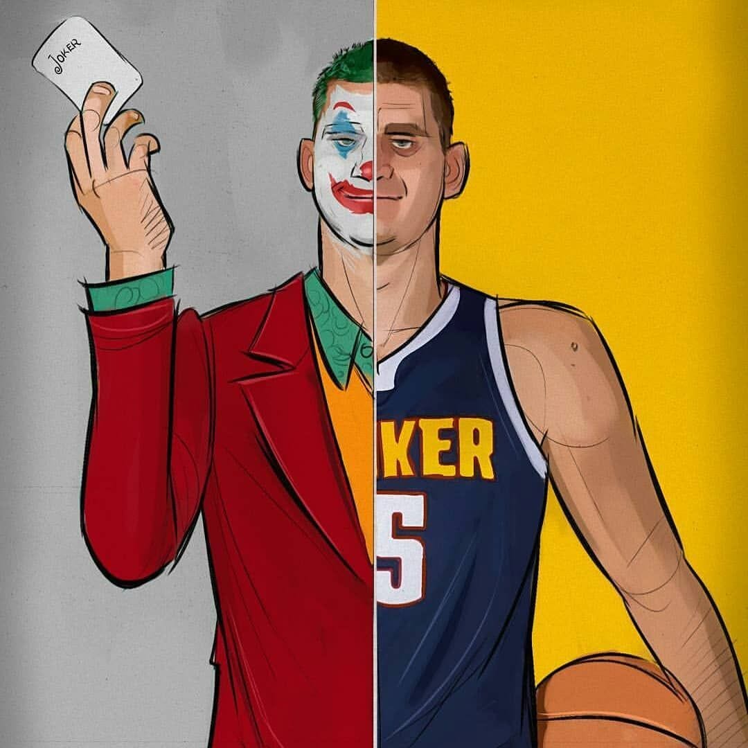 Nikola Jokic, AKA The Joker, is proving that he is the best playmaking big  man of all time. One of the best offen… | Nba basketball art, Basketball  art, Nba artwork