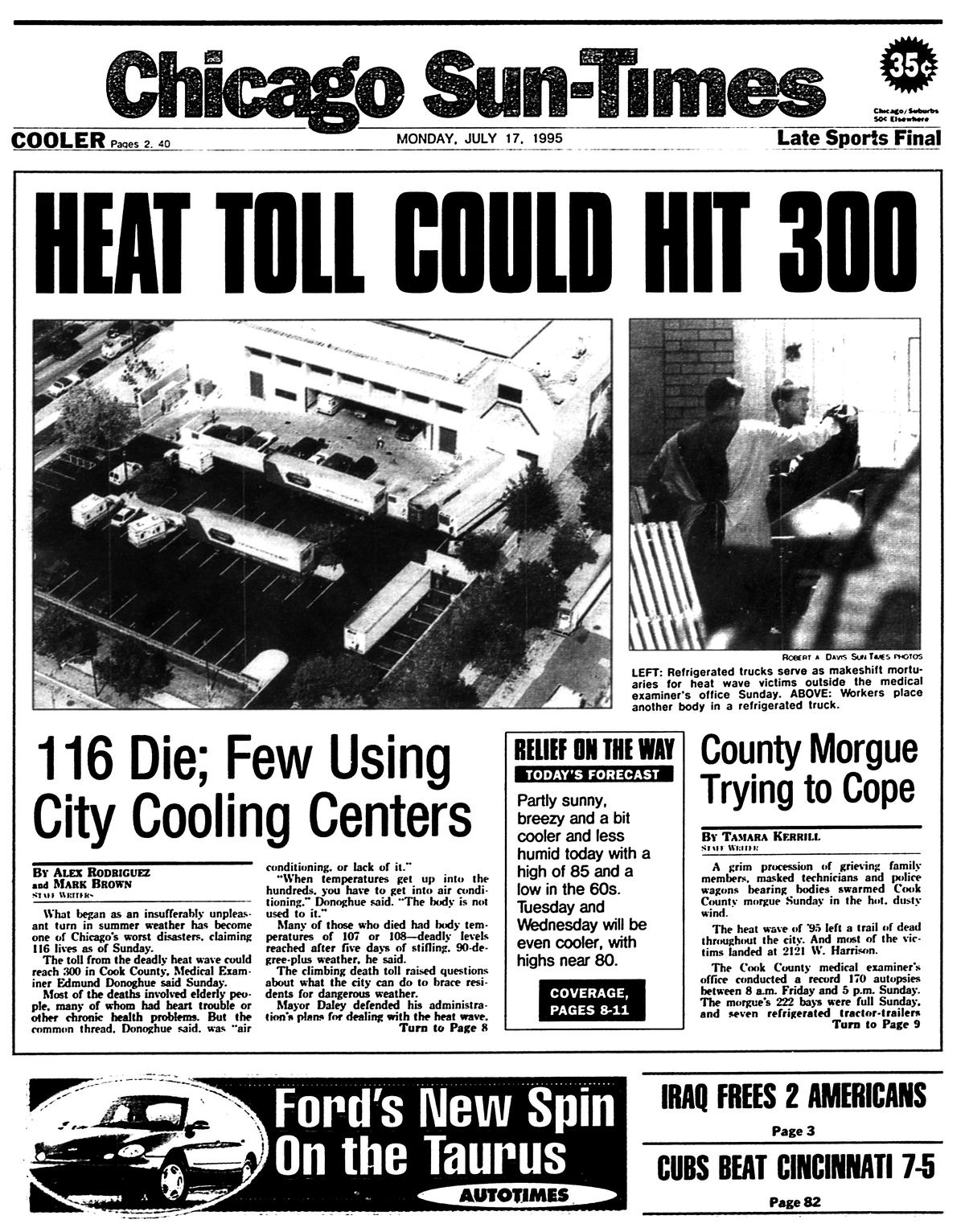 Overview of the 1995 Chicago Killer Heat Wave - National Weather Association