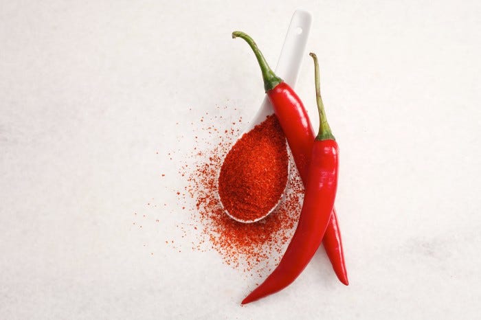 Chili powder and peppers Chili powder and peppers