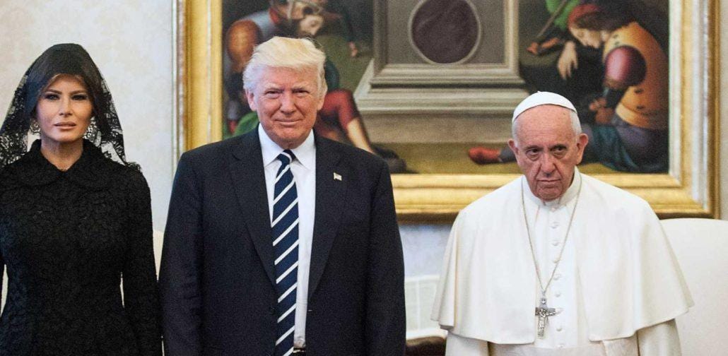 melania_trump_donald_trump_pope_francis