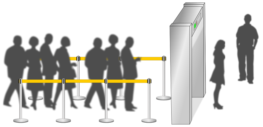 Security check clipart
