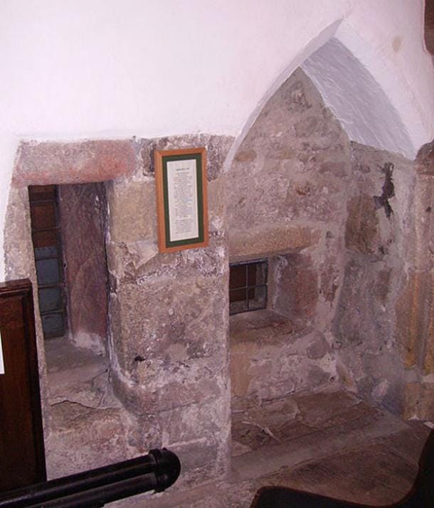 Anchorite's cell in Skipton. (Immanuel Giel / Pubic Domain)