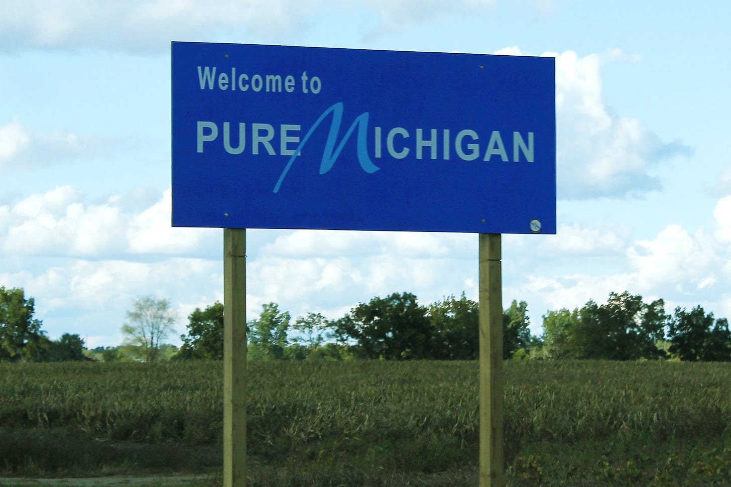 Pure Michigan sign