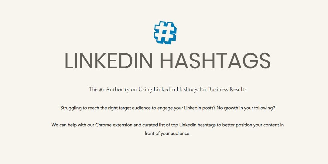 LinkedIn Hashtags over 3000 downloads