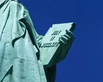 What book is the Statue of Liberty holding? What is its significance? -  Quora