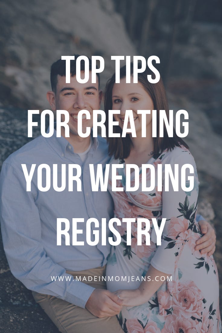 Top Tips for Creating Your Wedding Registry