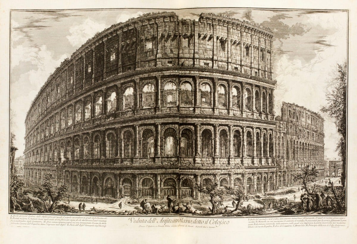 Giovanni Battista Piranesi, 'The Colosseum.'