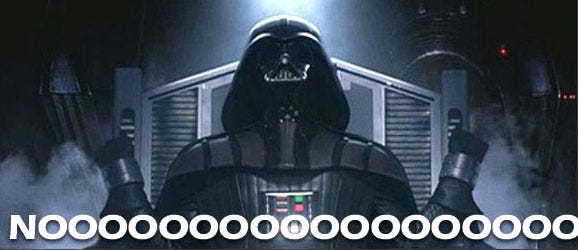 Star Wars Ruined A Little More: Darth Vader Will Scream Noooo On ...