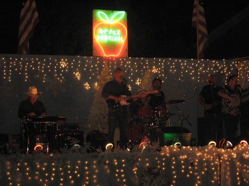 Apple Festival Sign