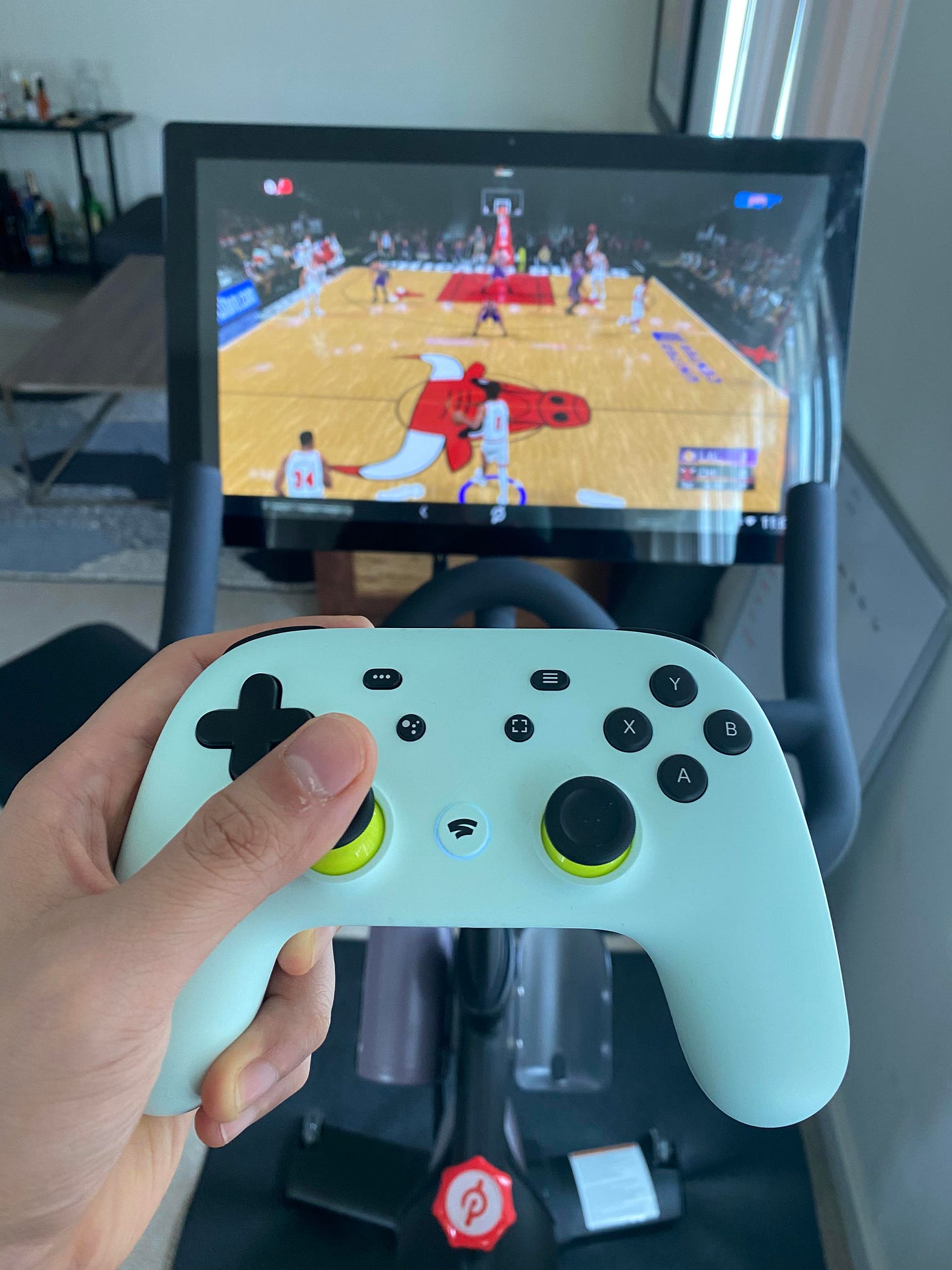 Wireless support means Stadia on the Peloton! : Stadia Wireless support means Stadia on the Peloton! : Stadia
