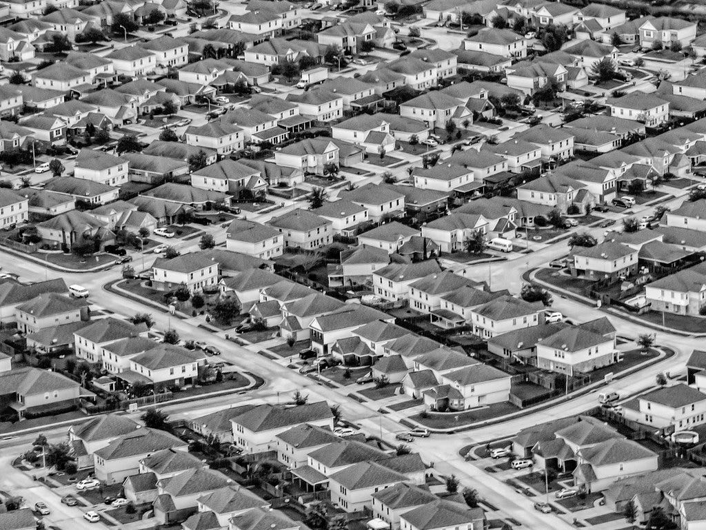 "Suburbia Texas Style" by FotoGrazio is licensed under CC BY-NC-ND 2.0.