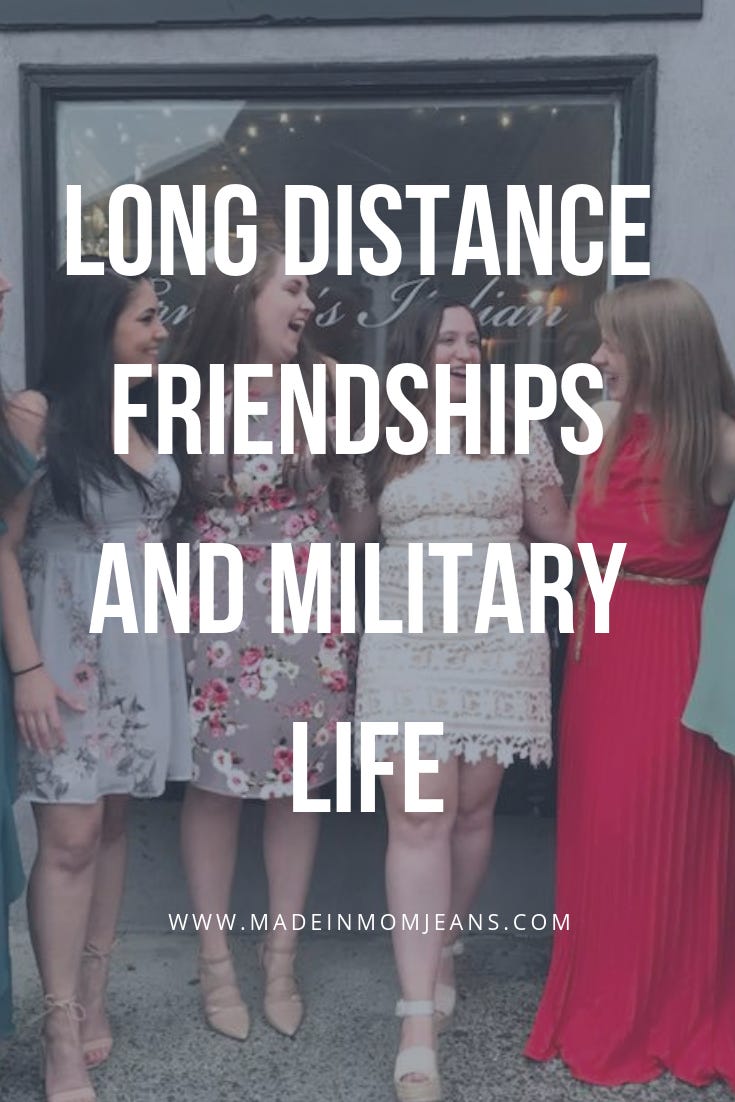 How My Long Distance Friendships Have Prepared Me for Military Life