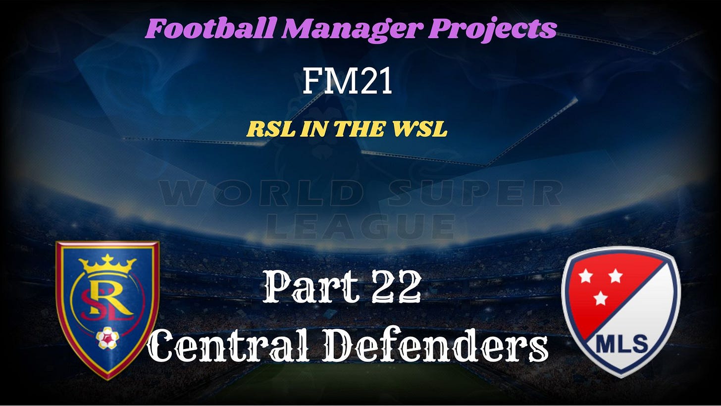 Football Manager 2021 RSL WSL