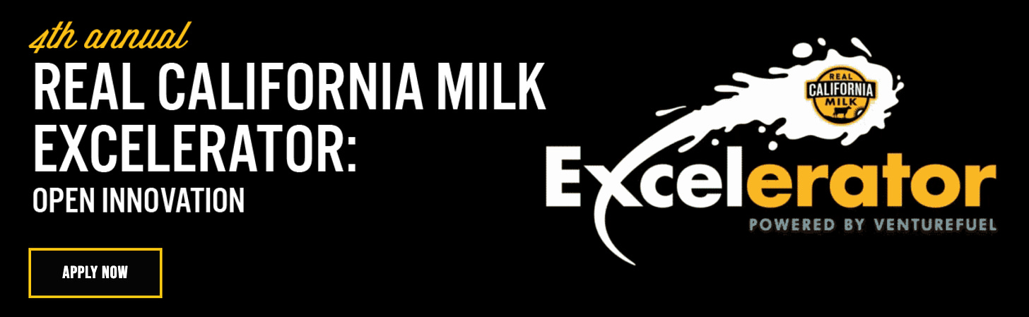 California Milk dairy accelerator pitch