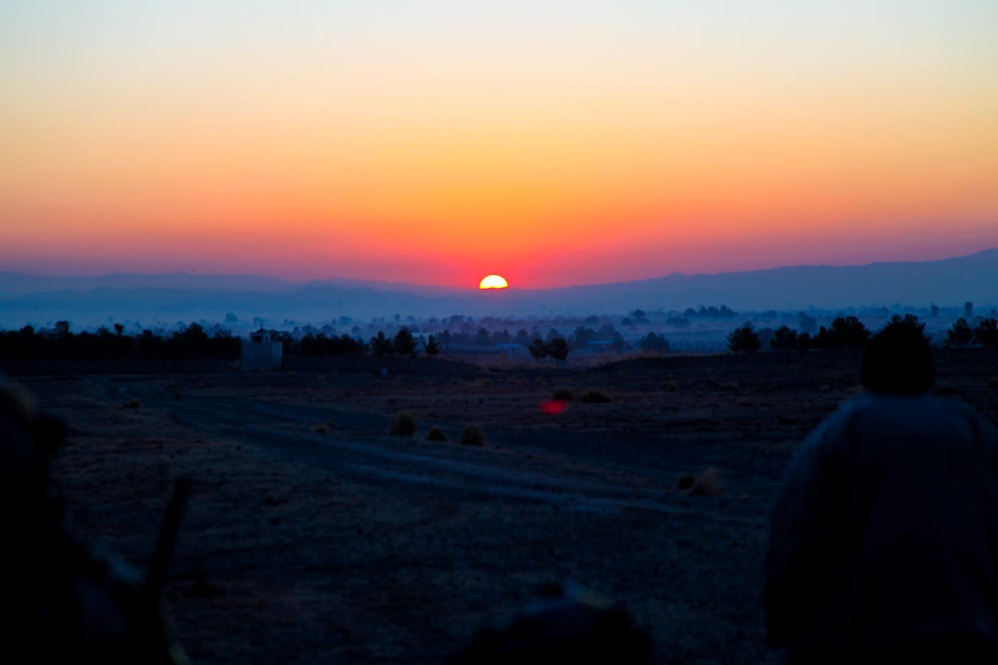 Sunrise, Khost, Afghanistan, in 2013. Codie M. Mendenhall  / US Army