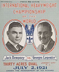 Jack Dempsey versus Georges Carpentier 1921 – Movies From The Silent Era
