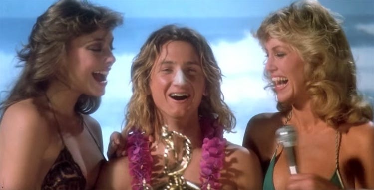Sean Penn plays the ultimate surfer dude as Jeff Spicoli