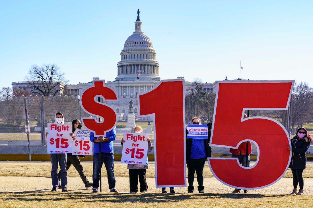 Senate Can't Vote On $15 Minimum Wage, Parliamentarian Rules : NPR