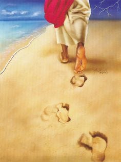 Footprints of Jesus by Aaron and Alan Hicks | The Black Art Depot