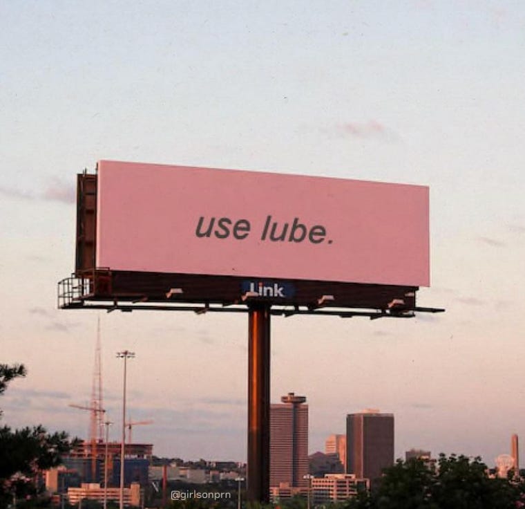 Woowoo: PSA: USING LUBE IS SELF-CARE | Milled