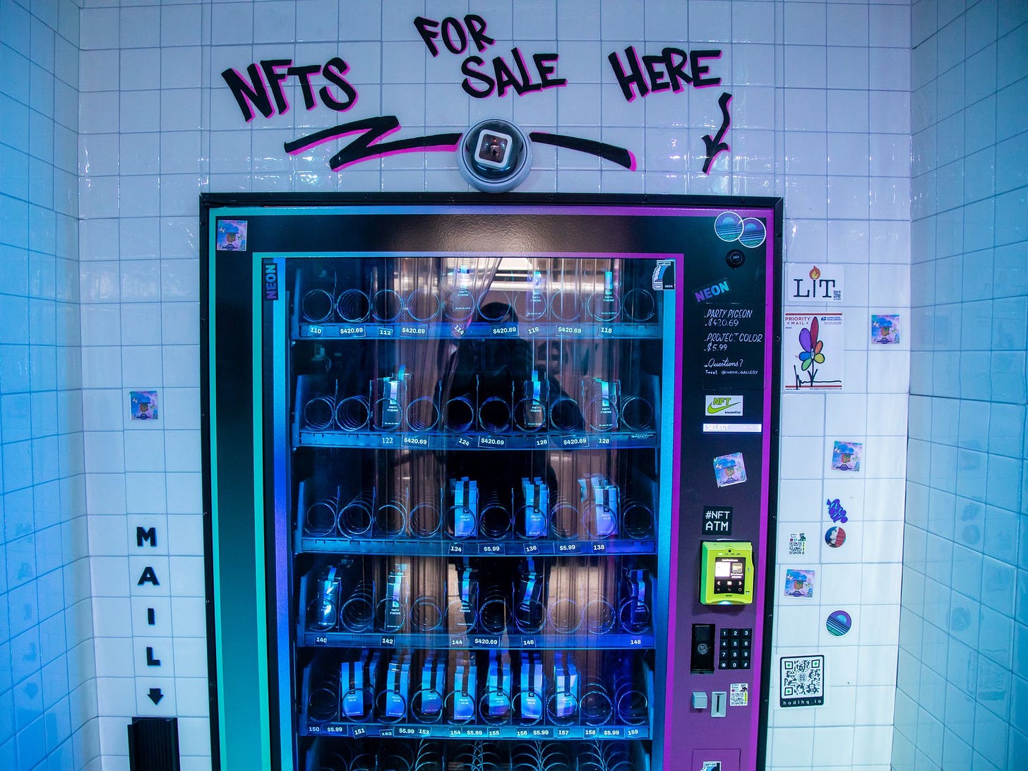 New York's NFT vending machine